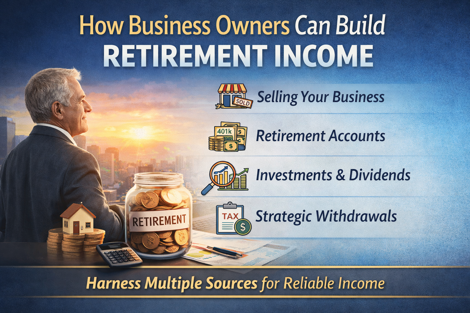 retirement income strategies for business owners and long term planning
